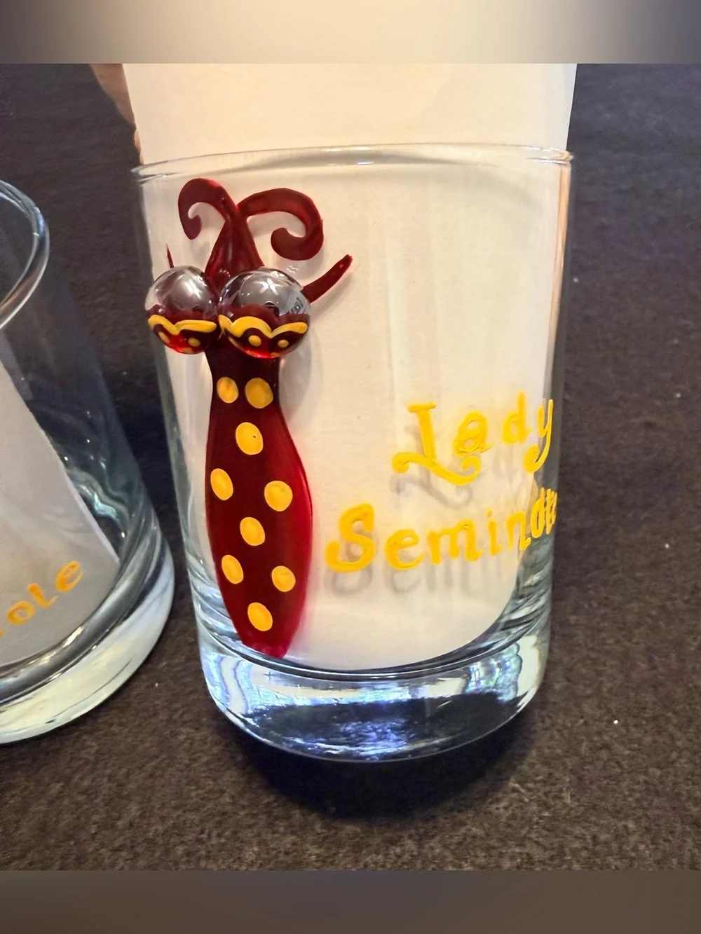 FLORIDA STATE UNIVERSITY Seminoles ladies whisky Glasses 14oz